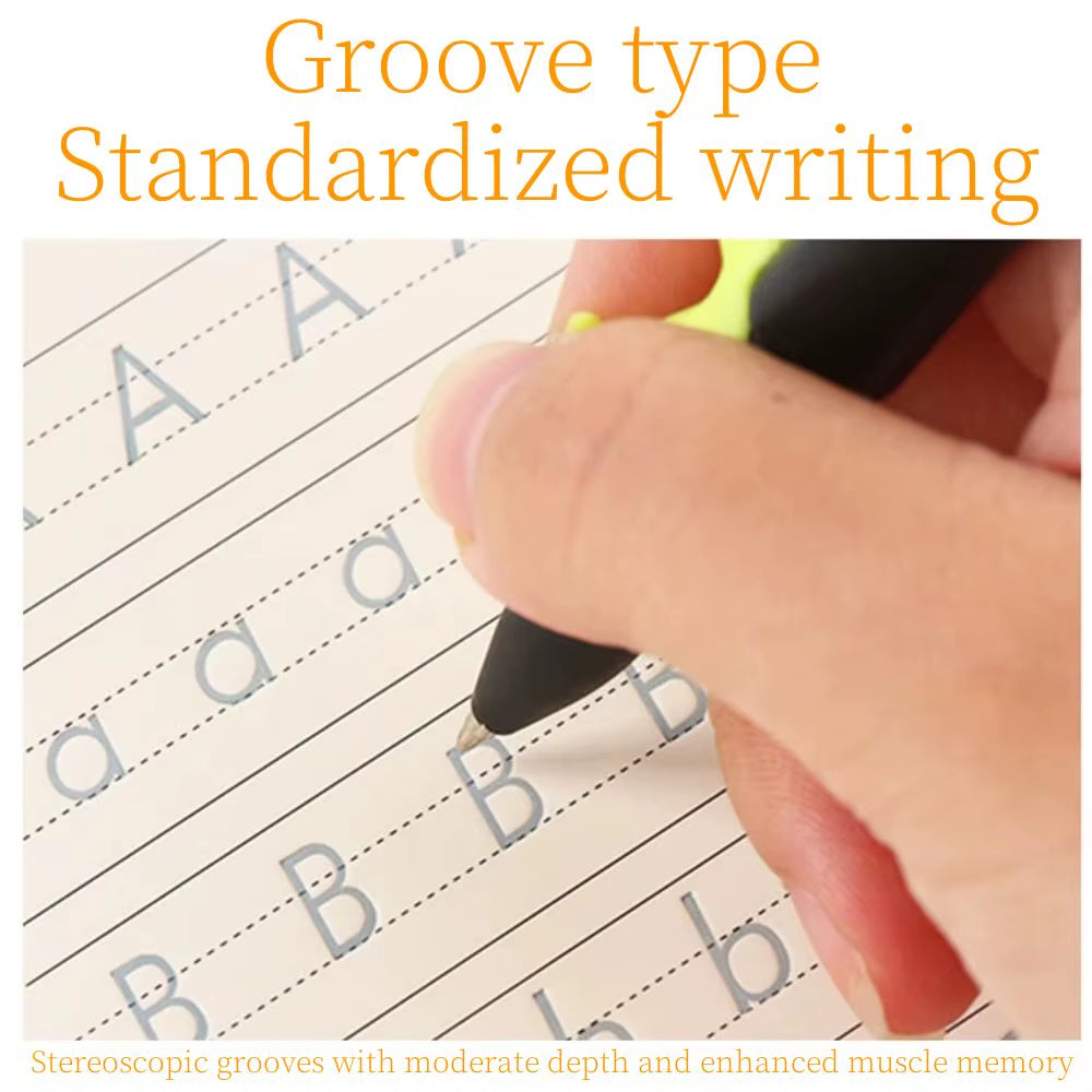 English Copy Books Pen Magic Copy Book Practice Copybook for Calligraphy Children'S Copybook Kids Practice Book Magic Word Book