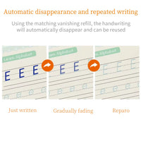 English Copy Books Pen Magic Copy Book Practice Copybook for Calligraphy Children'S Copybook Kids Practice Book Magic Word Book