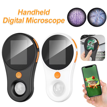 60-120X/500X Digital Handheld Microscope Magnifier 2.0 Inch IPS Screen Microscope Camera 8 LED 2 MP Electronic Coin Magnifier ﻿